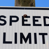 Speed limit sign