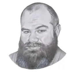 Sketch of Mike Blakey