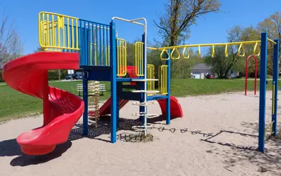 colourful playground structure