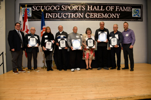 R.H. Cornish Teachers/Coaches accepting award