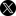 X social media logo