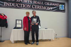 Rick Finlay receiving award